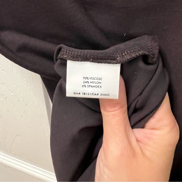 Eileen Fisher Women's Brown washable Crepe Pencil Skirt Size Large pull on NEW - Picture 6 of 10